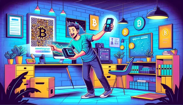 he-first-use-of-the-SeedSigner-device-by-a-cryptocurrency-enthusiast